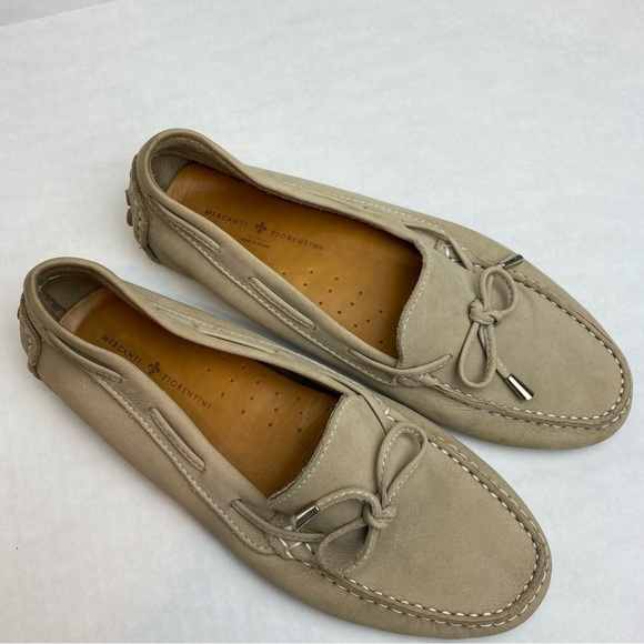 Mercanti Fiorentini Soft Leather Nub Sole Driving Loafers - Picture 8 of 12